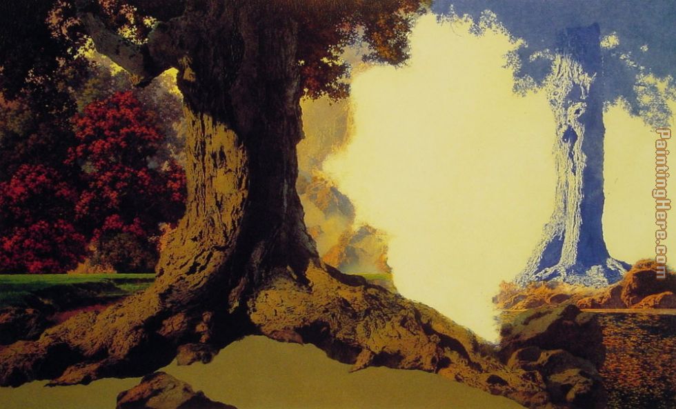 Maxfield Parrish Dreaming October